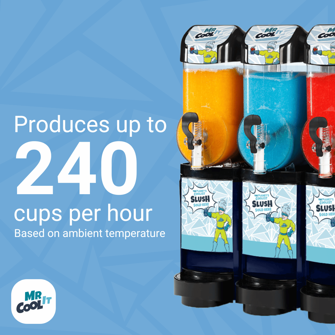 Mr Cool It Skyline Triple 10Ltr Slush Machine.