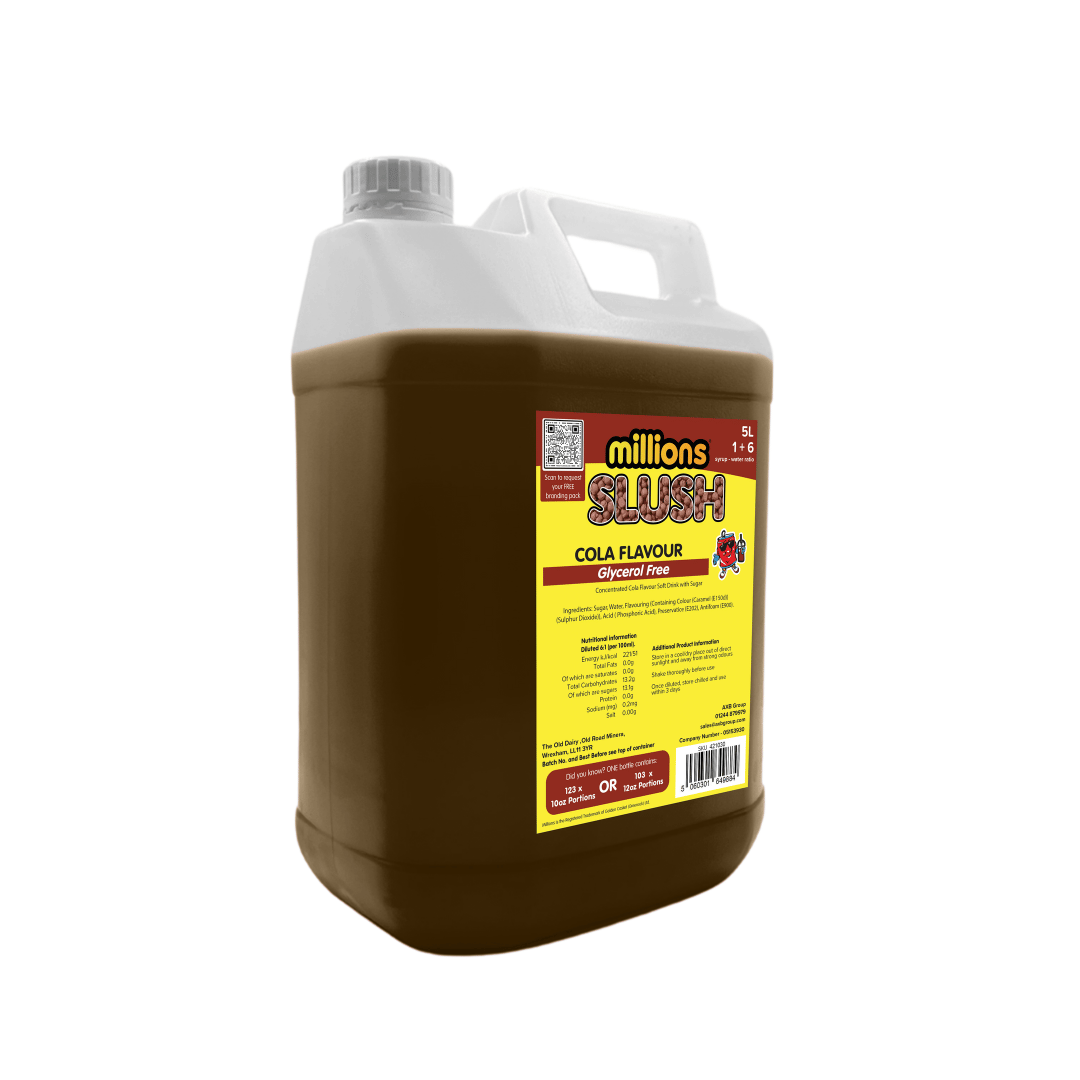 Millions®5L Glycerol Free Cola Slush Syrup
