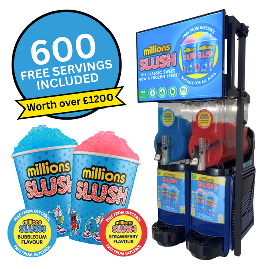 Millions® Slush - Skyline 2 Machine (with free starter pack)