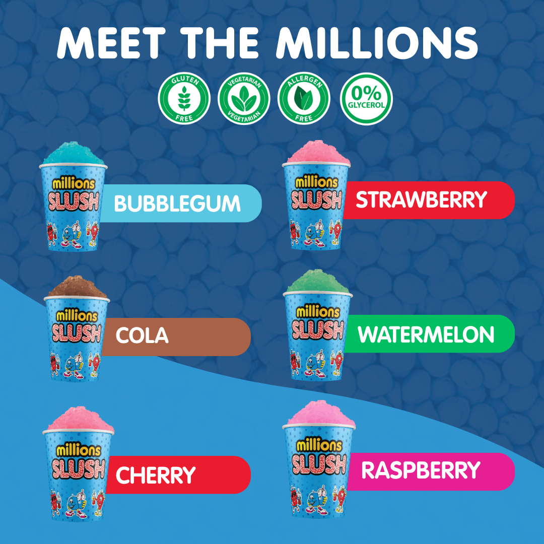 Millions® Slush - Skyline 2 Machine (with free starter pack)