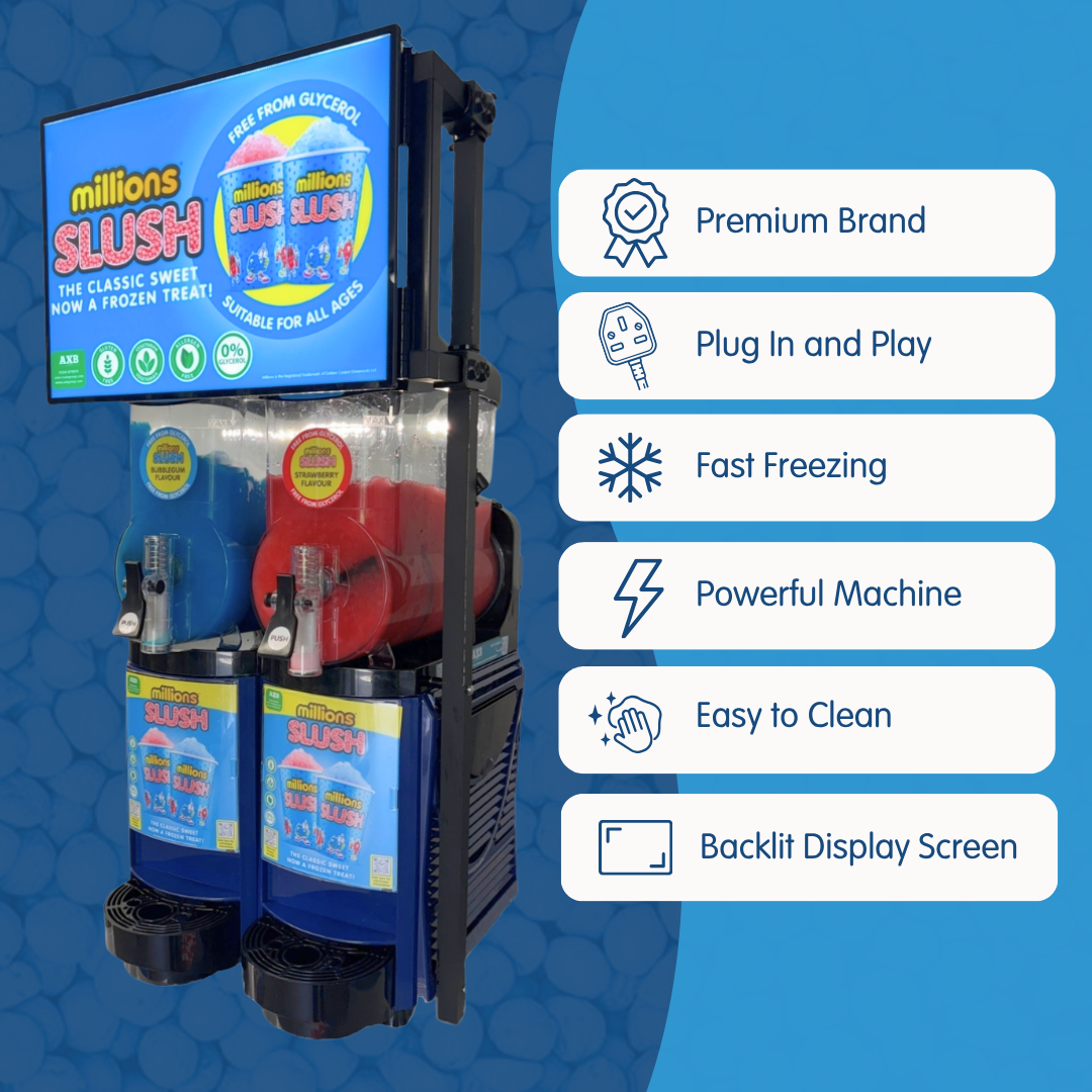Millions® Slush - Skyline 2 Machine (with free starter pack)
