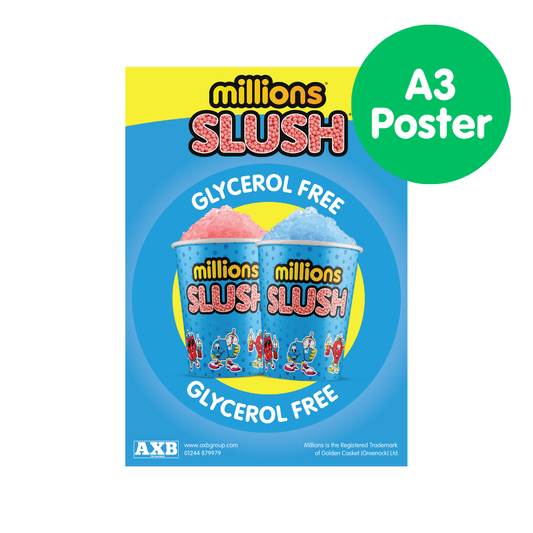 A3 - Millions®  Glycerol Free Promo Poster (POS)