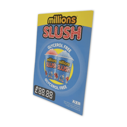 A5 Millions® Glycerol Free - Price Card