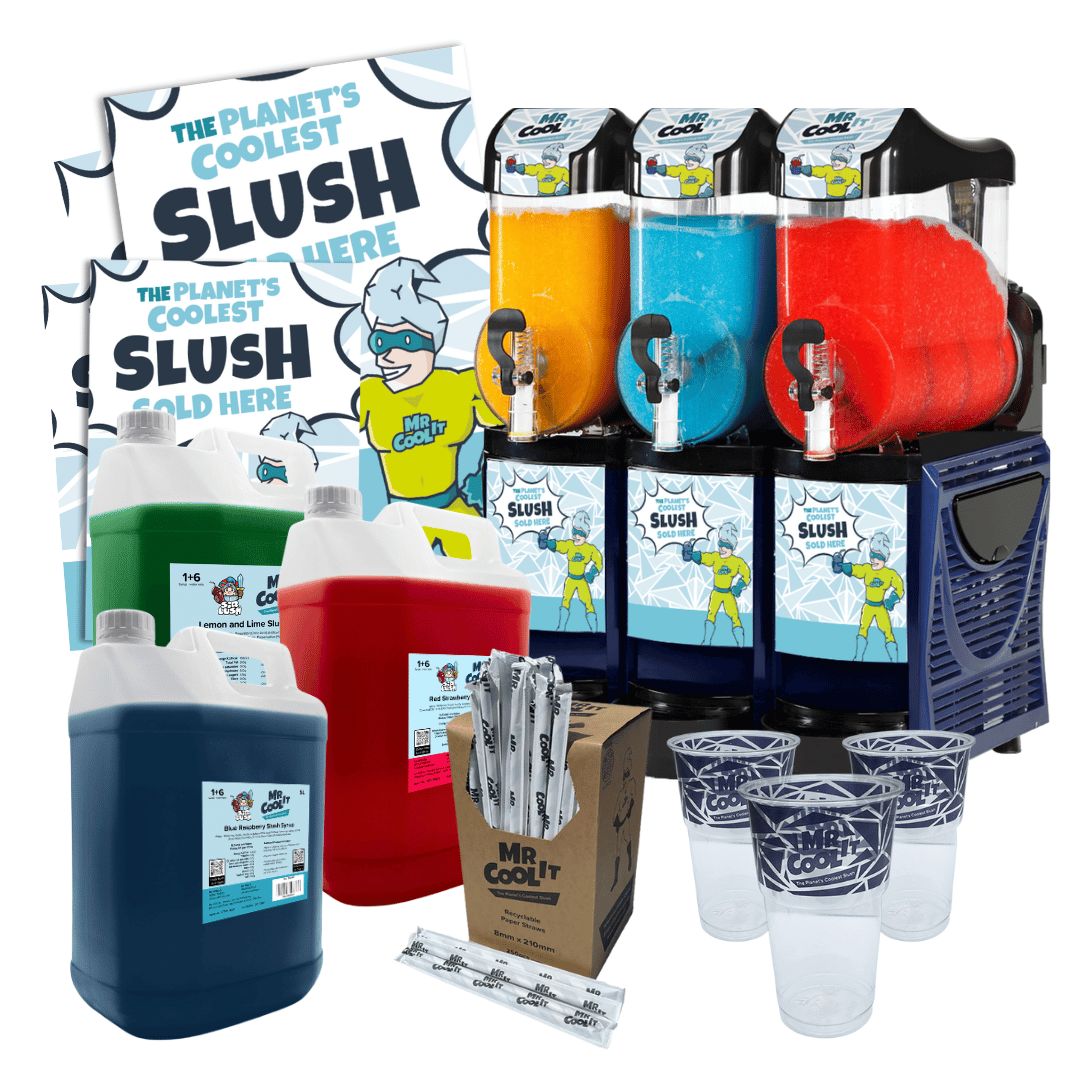 Refurbished Pro Triple Bowl 10L Slush Machine - With Free Stock!.