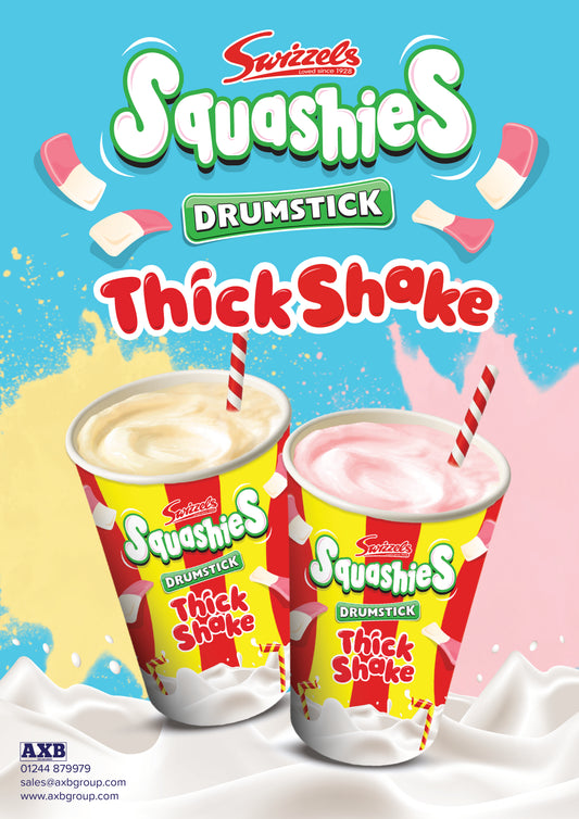 A4 Squashies® Thickshake Poster - Blue