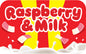 Squashies®Rectangle  Flavour Sticker - Raspberry and Milk