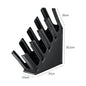 Black  4 Compartment Slanted Cup Holder/Dispenser